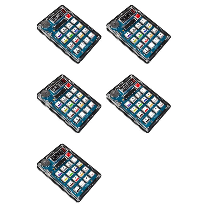 Homemade Diy Electronics - Kit Fai-da-Te Calcolatrice QWE-5X con Microcontrollore