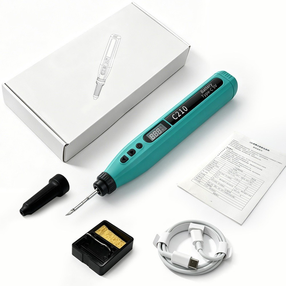 Set di saldatore digitale USB  - Diy Electronics Organizer recensione e prezzo