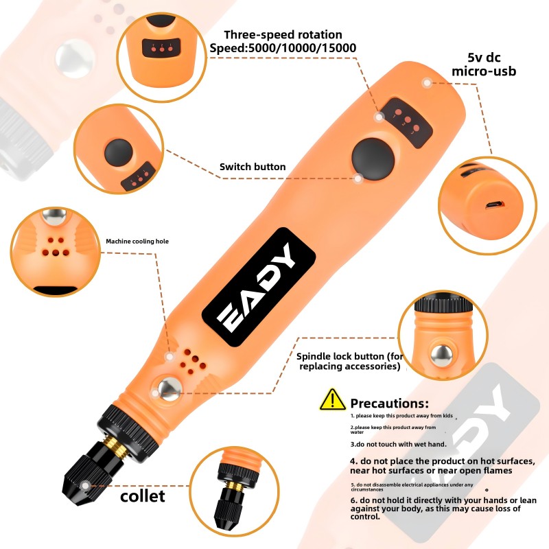 Kit di utensili rotanti senza  - Diy Electronics Power Supply recensione e prezzo