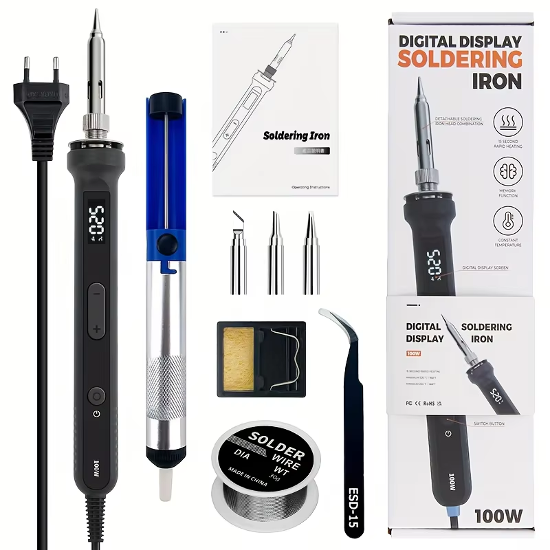 Kit Saldatore Digitale 100W co - Learn Diy Electronics recensione e prezzo