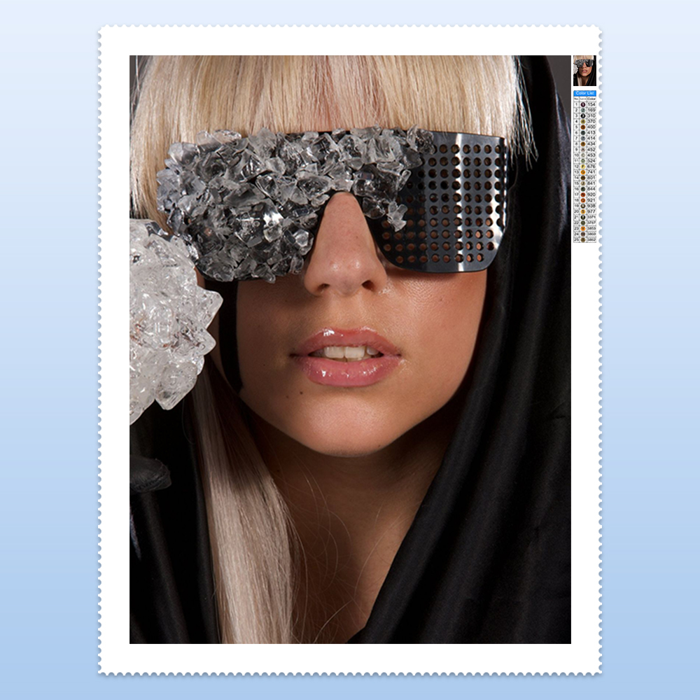 L-Lady G-Gaga Diamond Painting - Diy Electronics Art recensione e prezzo