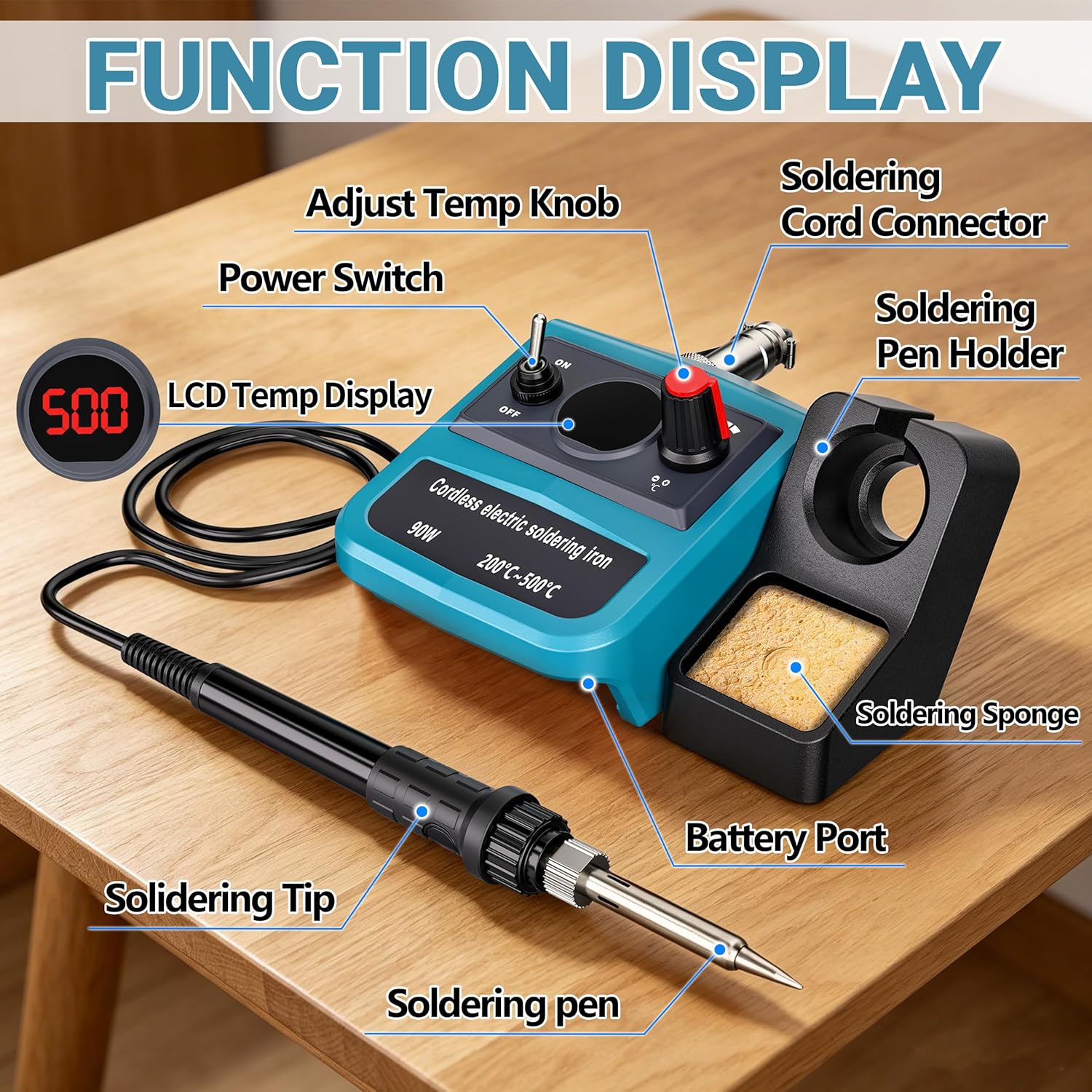 Kit Saldatore Digitale LED Sen - Diy Electronics Organizer recensione e prezzo